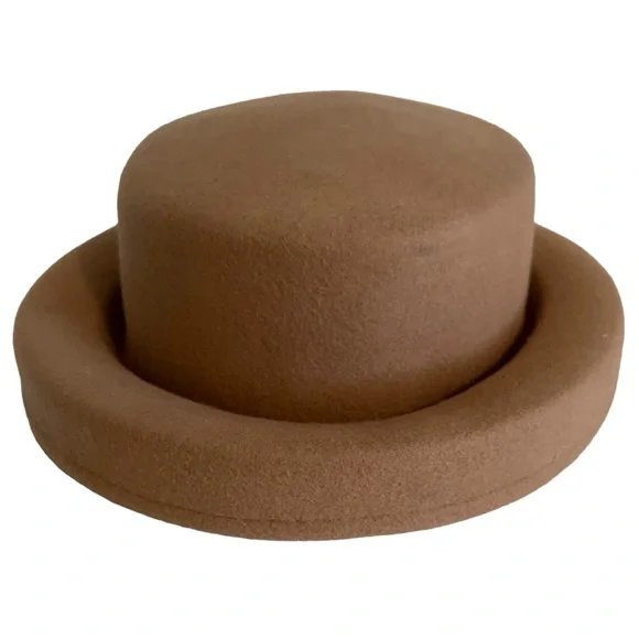 Anthropologie | Accessories | Anthropologie Tan Wool Rolled 